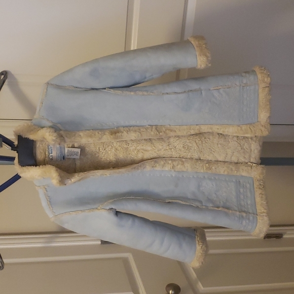 Old Navy Girl's‎ Winter Fleece Coat Size 7 - Picture 1 of 5